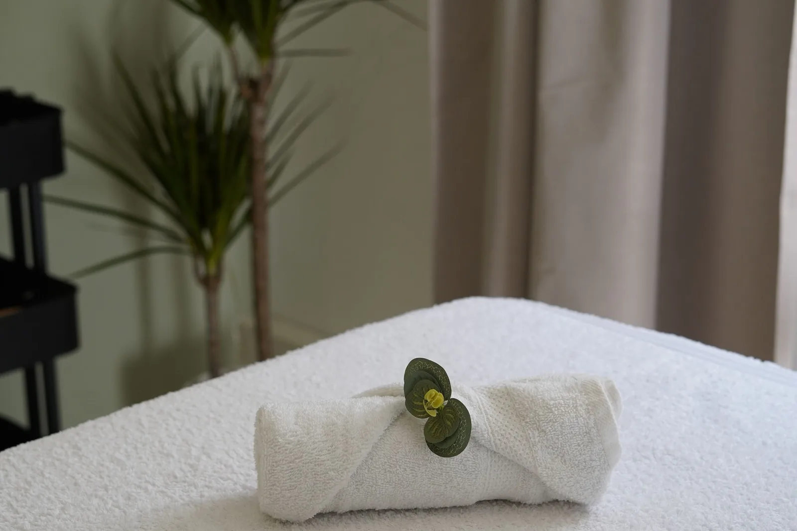 Et behandlingsrum i et spa